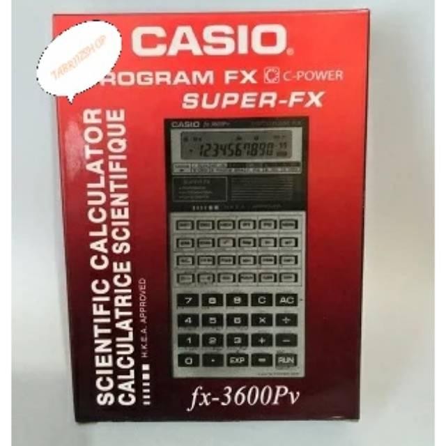 

CALCULATOR CASIO FX 3600 PV PLUS