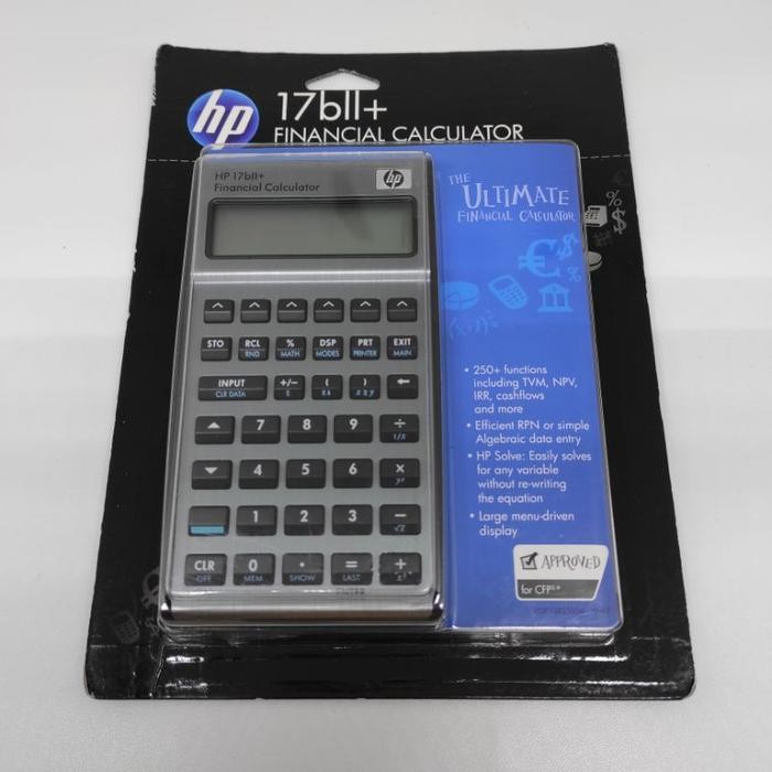 SMZHRN - KALKULATOR HP HEWLETT PACKARD 17BII 17B 17BII+ 17 B II PLUS CALCULATOR