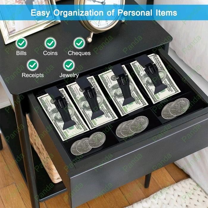 

LACI KASIR UANG 3/4/5 KISI LACI UANG UNTUK MESIN KASIR TEMPAT PENYIMPANAN UANG TOKO LACI KAS TEMPAT