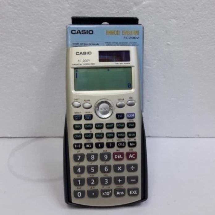 

CASIO KALKULATOR FINANCIAL / KEUANGAN CASIO FC 200V