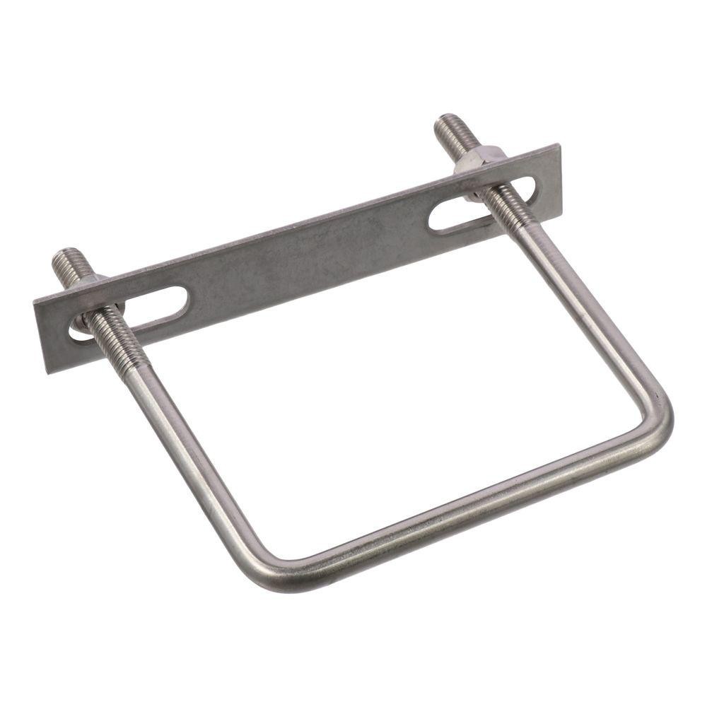 Not Easy To Slip Stainless Steel Square U-Bolts M10 Silver U Clamp Bolt M10*110*135mm U Clamp Bolt w