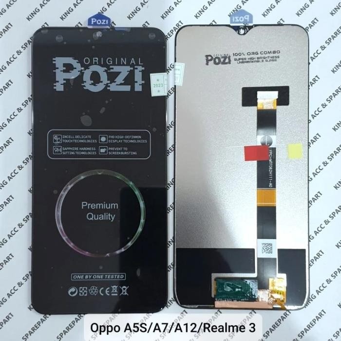 ORI POZI - LCD TOUCHSCREEN OPPO A5S A7 A12 REALME 3 UNIVERSAL