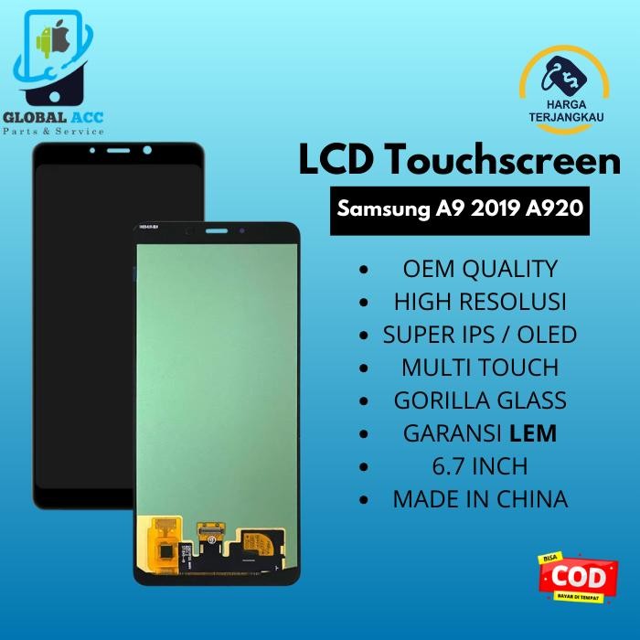 LCD + Touchscreen Samsung A9 / A920 / A920F Original 100% Bergaransi 