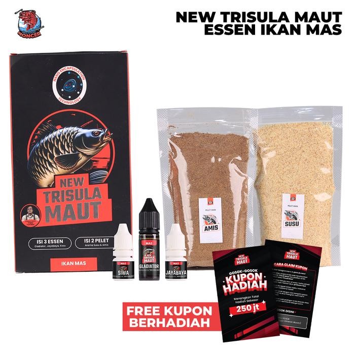 Essen Ikan Mas New Trisula Maut Jumbo Nano Encapsulation Mancing Ikan Umpan