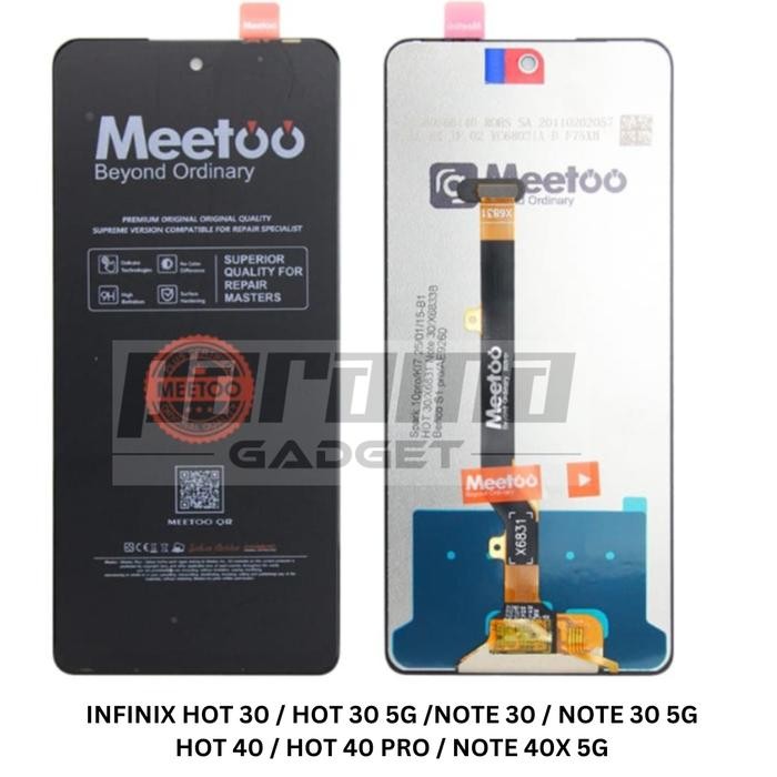 LCD INFINIX HOT 30 5G NOTE 30 5G HOT 40 HOT 40 PRO INCELL ORI MEETOO