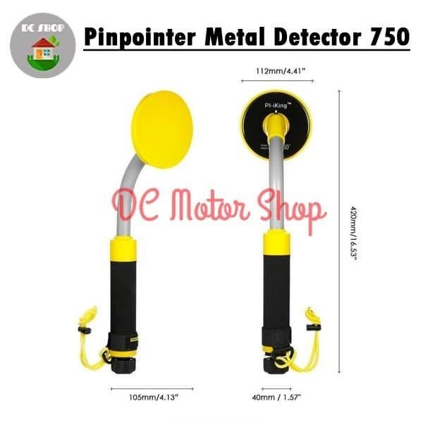New Pi-Iking 750 Waterproof Metal Detector 30M Underwater Metal Detector