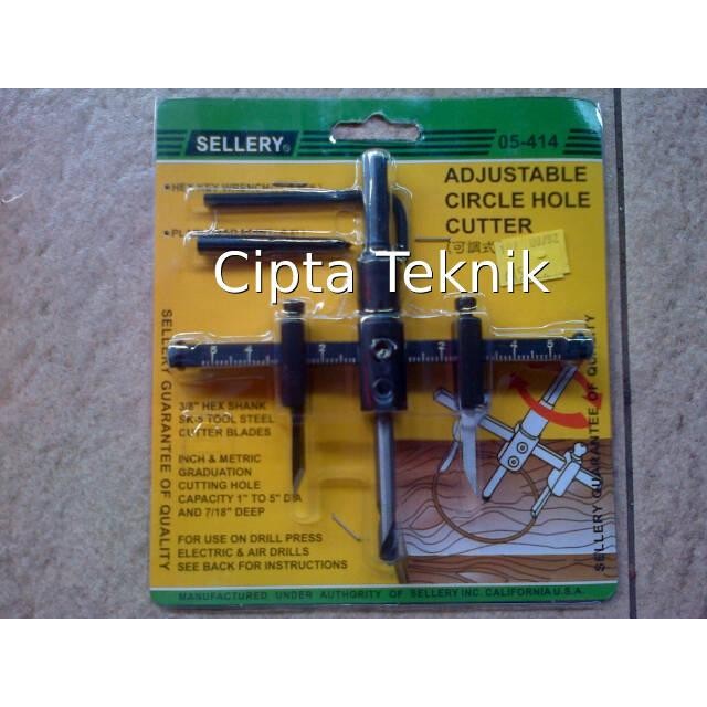 Hole saw adjustable circle hole cutter