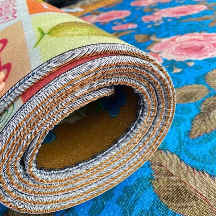 Karpet Bolak Balik 180180Cm /Karpet Foam Busa Tebal /Tikar Karakter /Spon Motif Karakter Preum