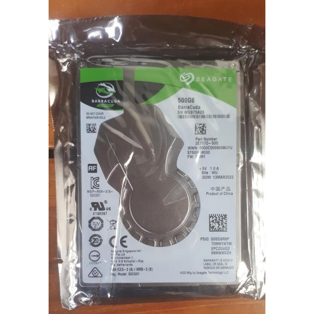 Hardisk / Hdd Internal Laptop 500Gb Untuk Laptop Toshiba Acer Asus