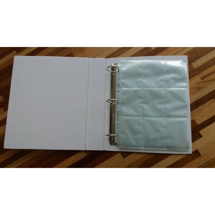 

Binder For Card Page 3-Ring Free 9-Pocket Page 4Ct, Album Kartu Medium