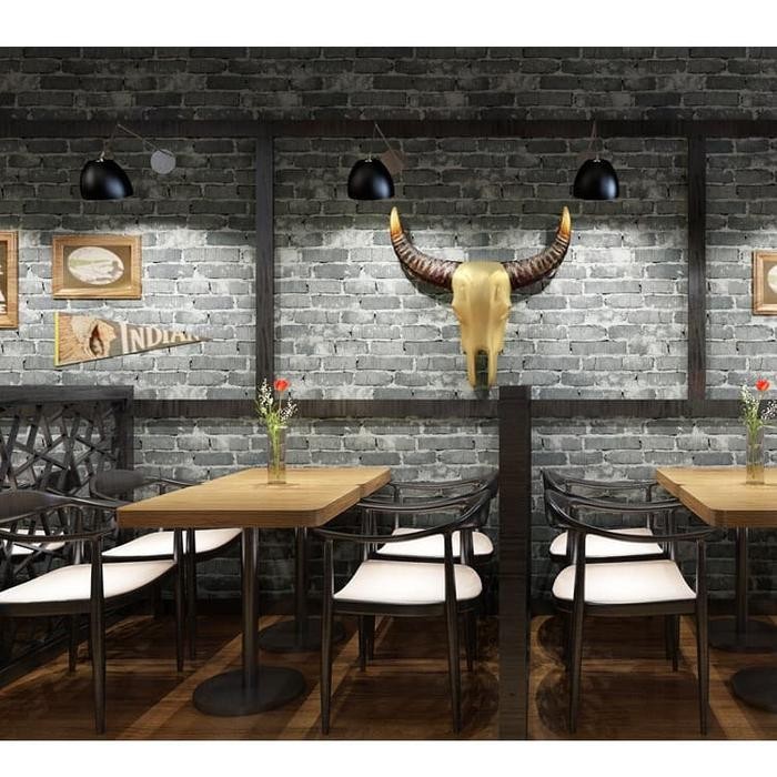 WallpaperWallpaper BataBrick Merah PutihMurahPremium Type C