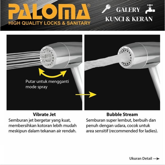 Paloma Tsp 3105 Toilet Shower Jet Washer Gold Shower Cebok Semprotan