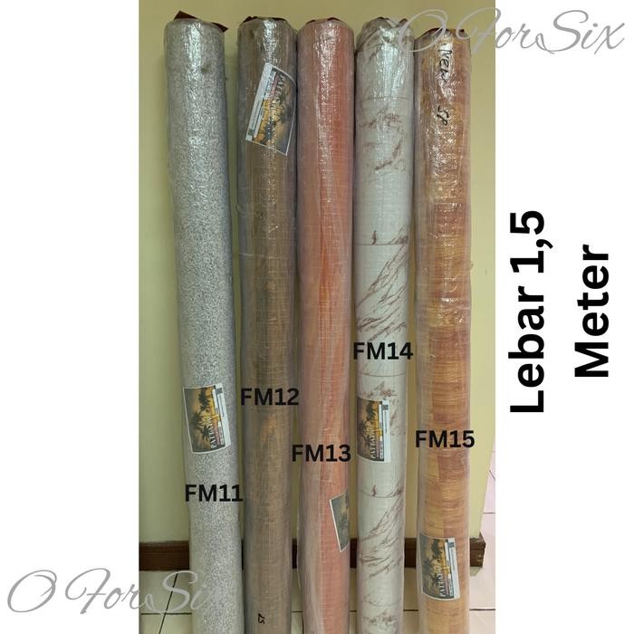 (New) (Roll 20 Meter) Karpet Plastik/Perlak Lantai /Meja/ Karpet Lantai Plastik Lebar 1,5 Meter