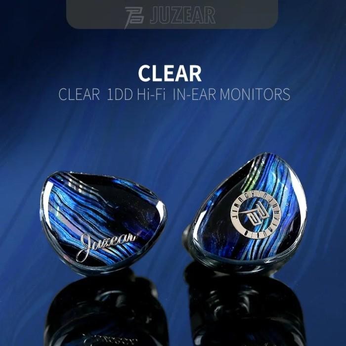 Bagus Juzear Clear 10Mm Lcp 1Dd Hifi Iems Dynamic In Ear Earphone Dj Monitor New Sale