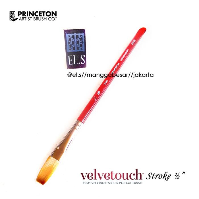 

Princeton Velvetouch Brush Stroke 1/2" ( Kuas Lukis )