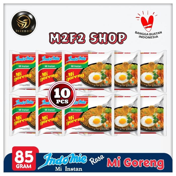

H48Y Indomie Mie Instant Goreng Rasa Mi Goreng Spesial Plus Bag - 85 Gr (Harga 10 Pcs)