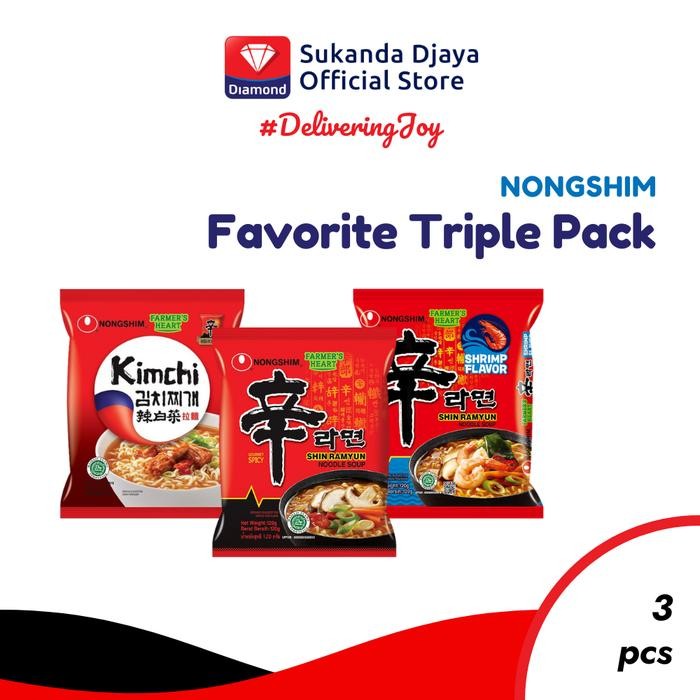 

H48Y Nongshim Favorite Triple Pack