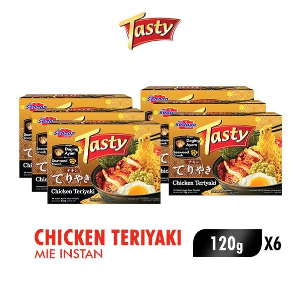 

H48Y Sedaap Tasty Mie Instan Chicken Teriyaki 120G X6