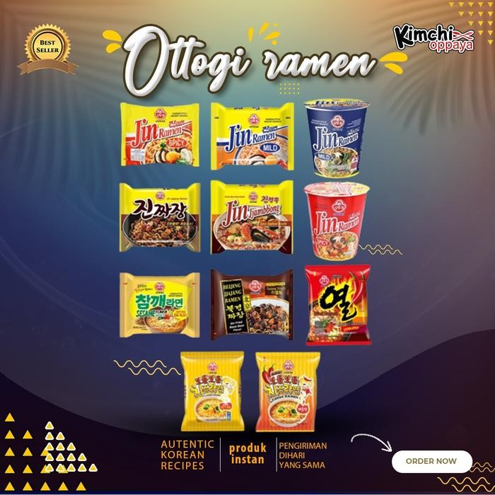 

H48Y Ottogi - Semua Varian Mie Instan Ottogi Korea Ramen Korea Instant