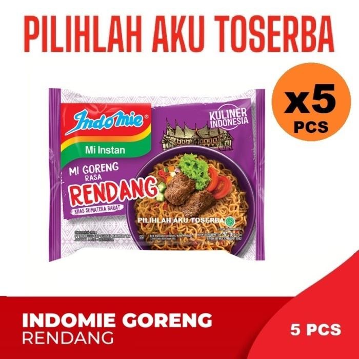 

H48Y Mie Instant Indomie Goreng Rendang - ( Harga 5 Pcs )