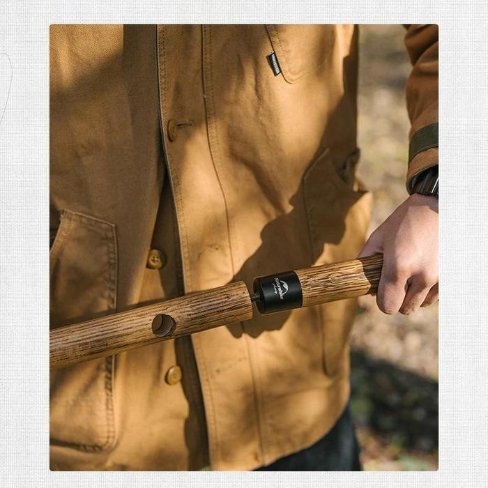 TIANG LAMPU KAYU CAMPING OUTDOOR NATUREHIKE MUXI NH21PJ001