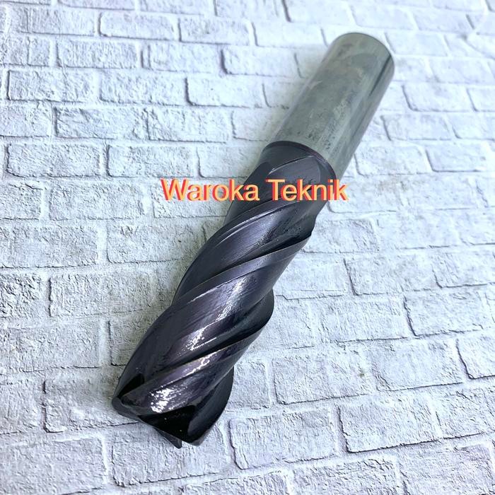 Endmill 25 Mm R1 Carbide Bekas Seken Mulus Layak Pakai
