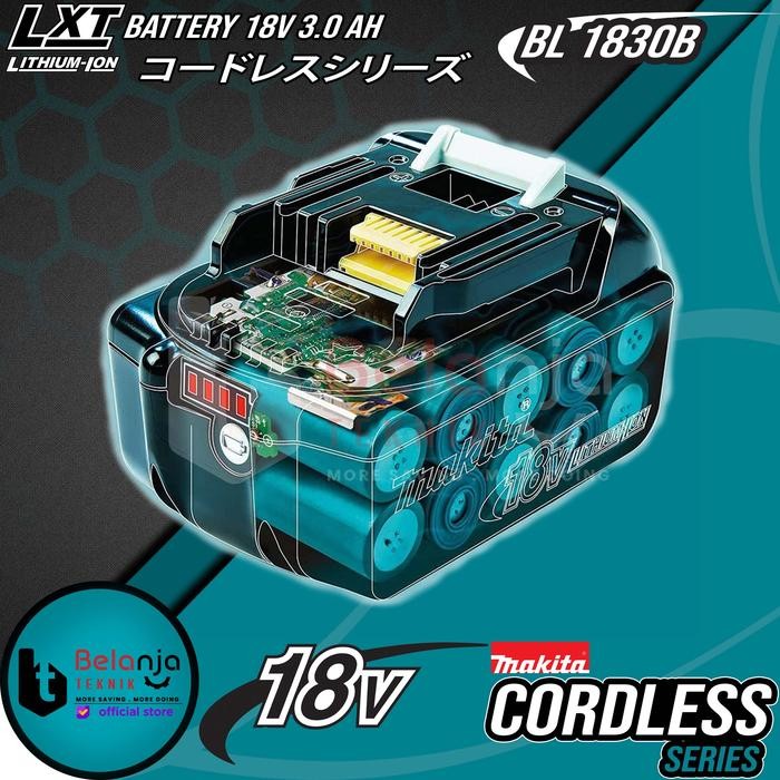 Battery 18V 3Ah Bl 1830 B Baterai 18 V Lithium Ion Bl1830B 3 Ah