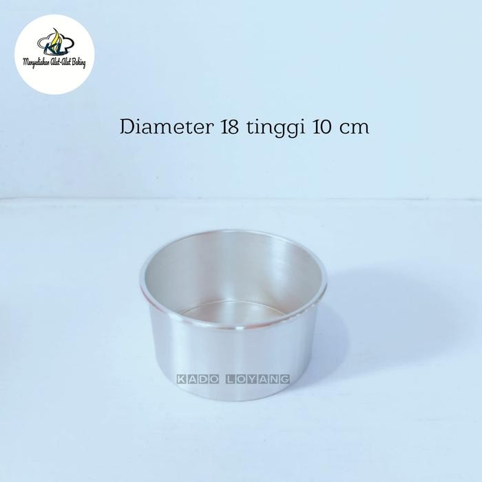 Happycall - Loyang Bulat Press Tinggi 10 Cm Diameter 18 20 22 Cm Bahan 0,8 Mm
