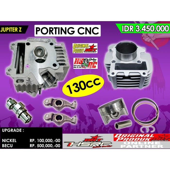 Paket Head Block Cylinder Brt Jupiter Z Vega R Crypton 29 28 24 Deksel