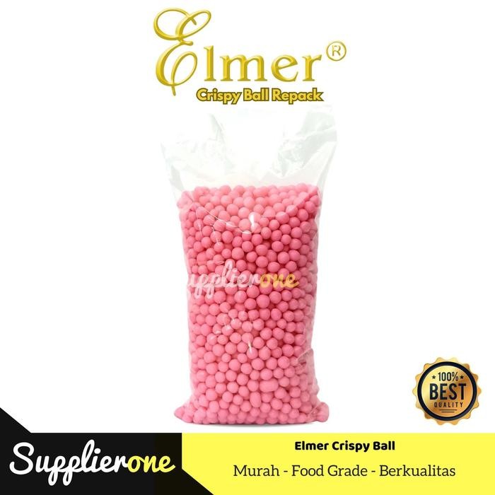 

Elmer Crispy Ball 1 kg/ Crispy Ball Dark Cokelat / Crispy Ball Grape