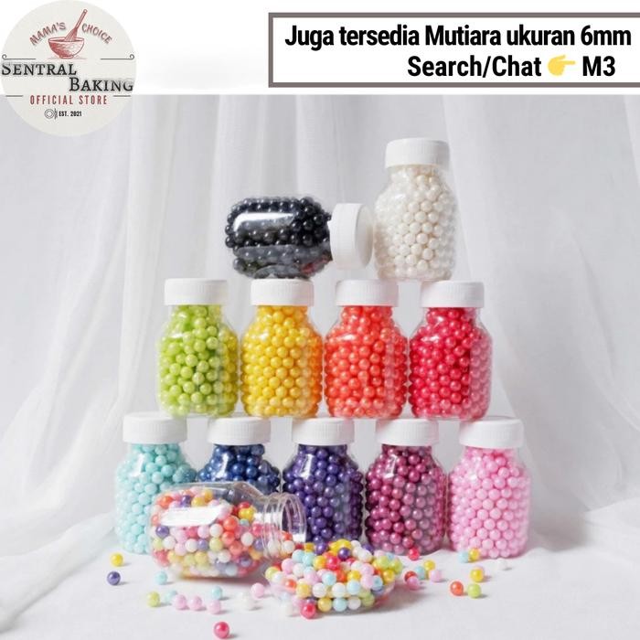 

SPR-194 Sprinkle Mutiara Merah 9mm (M4-B) Springkel Sprinkel Pearl Kue