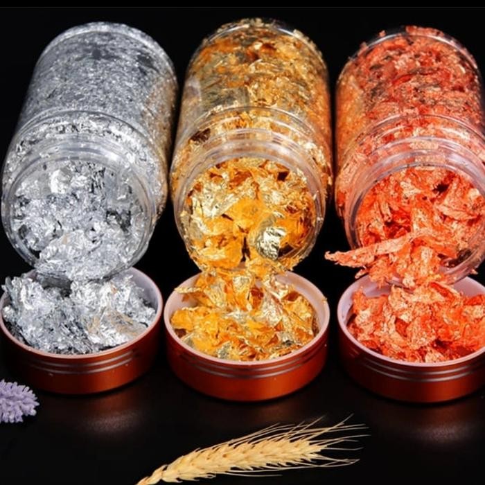 

edible Leaf Silver Gold Rosegold