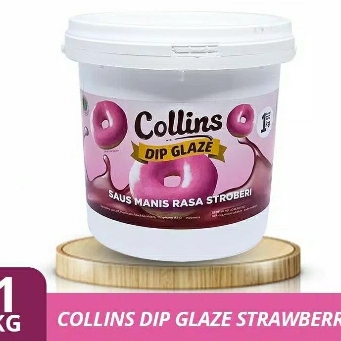 

collins dip glaze strawbery 1 kg