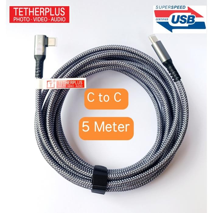 Tetherplus Usb 3.2 5Gbps Type A To Type C L Shape Ver.