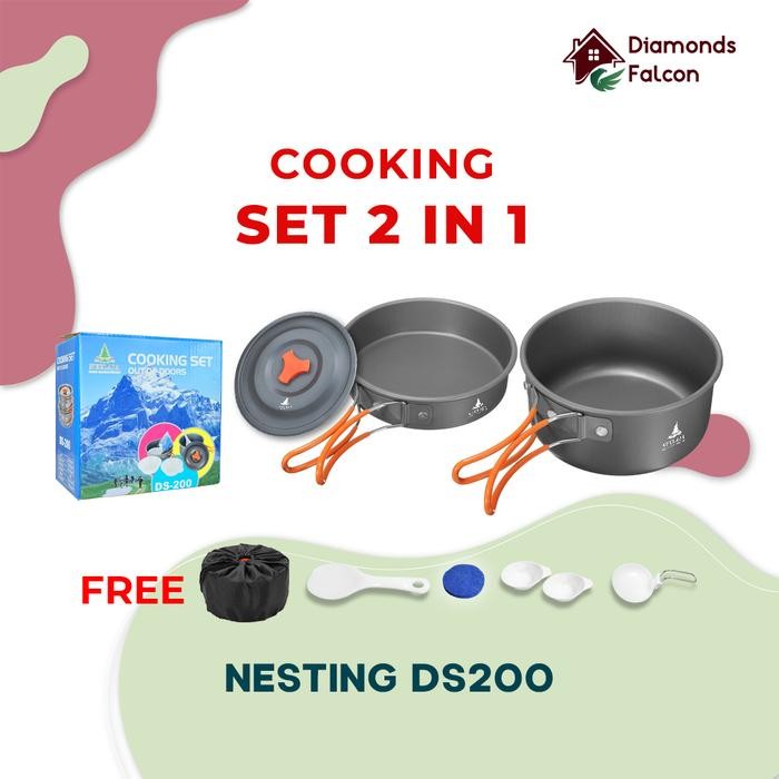 Consina Avtech - Alat Masak Camping Cooking Set Kemping Panci Kemping