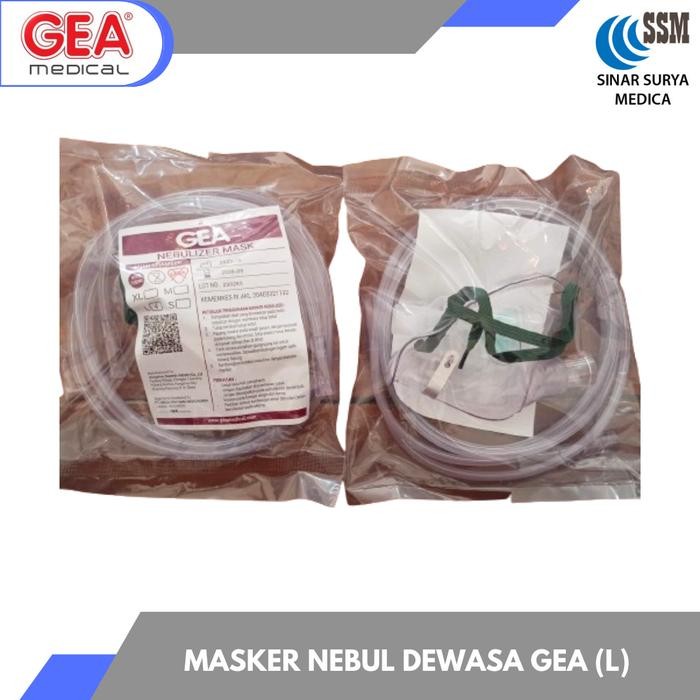JTTOP" MASKER NEBUL DEWASA GEA / GEA MASKER NEBULIZER ADULT MASKER NEBUL