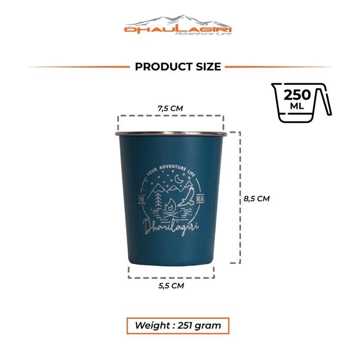 Kalibre Torch - Gelas Set Stainless Gelas Set Camping Gunung