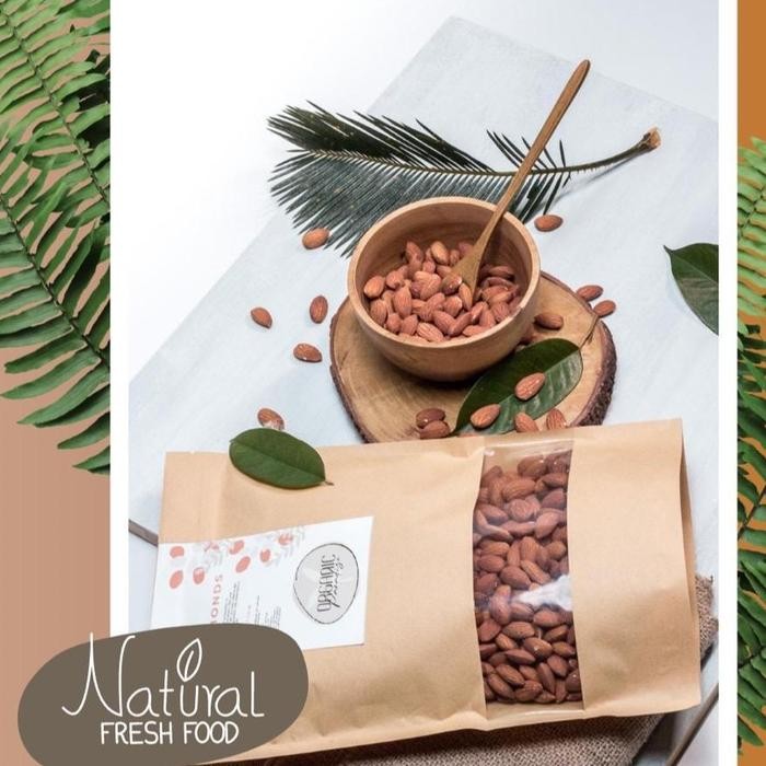 

KACANG ALMOND PANGGANG 1 KG / ROASTED ALMOND USA 1 KG ORGANIC PARADISE