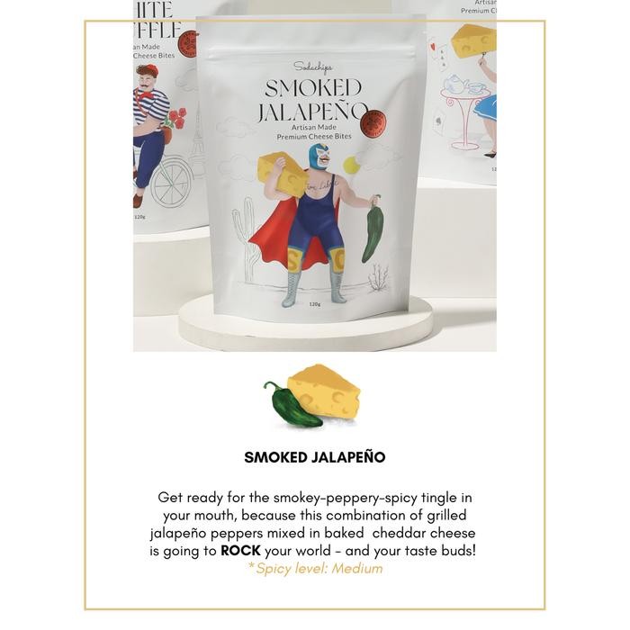 

SODACHIPS SMOKED JALAPENO CHEESE BITES SNACK