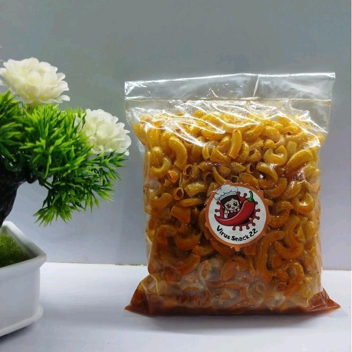 

MAKARONI CIKRUH DAUN JERUK 250GR BUMBU BASAH GURIH /// RENYAH DAN TIDAK KERAS SNACK ASLI TASIKMALAYA