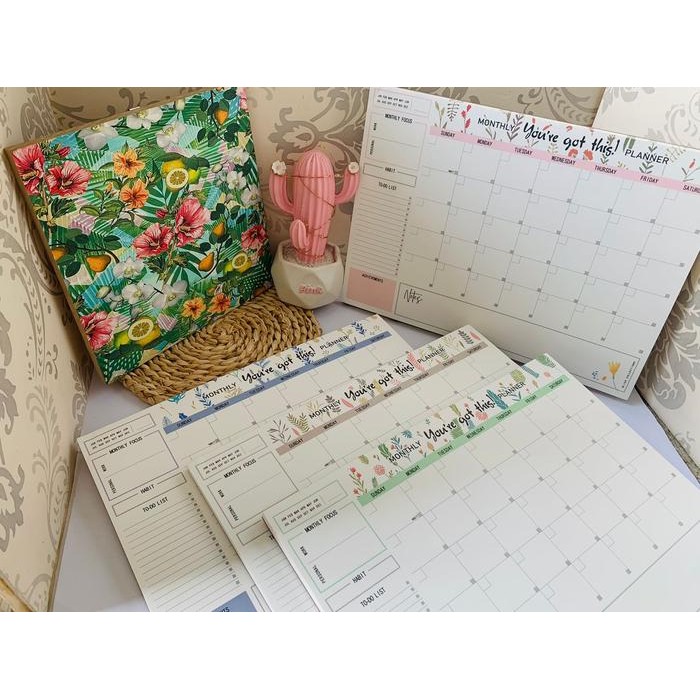 

MONTHLY PLANNER S.FLOWER