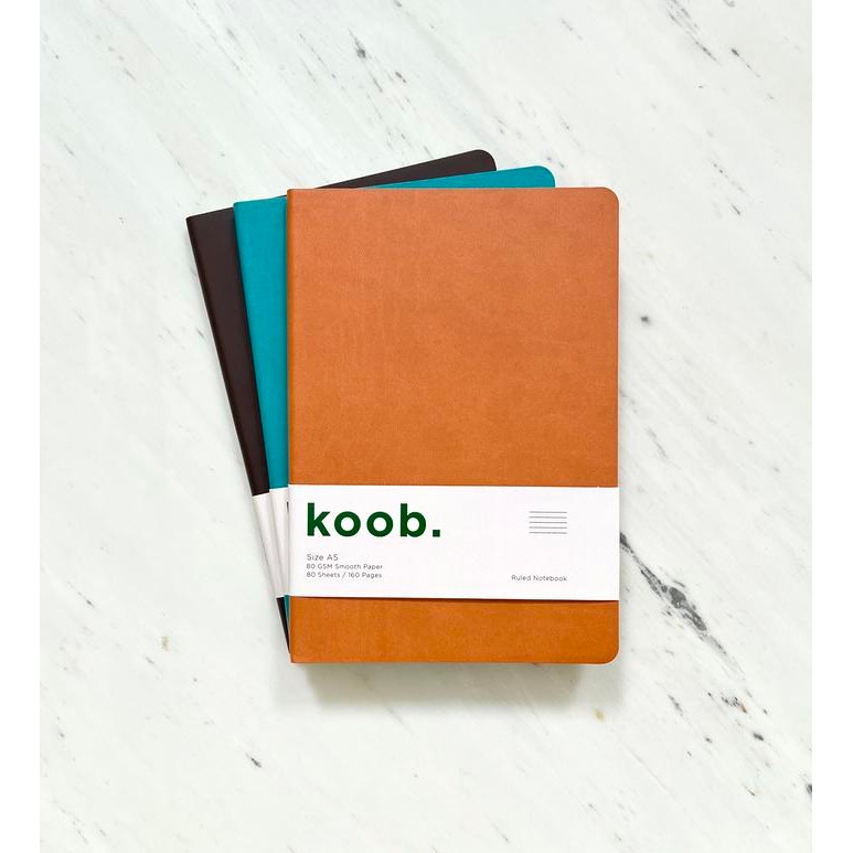 

A513 Koob. Softcover Notebook Buku Tulis Garis / Rulled Agenda Jurnal Diary