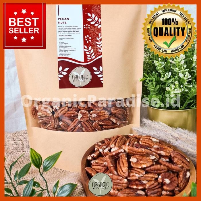 

ROASTED PECAN NUT ORGANIC PARADISE 250 GRAM PREMIUM QUALITY