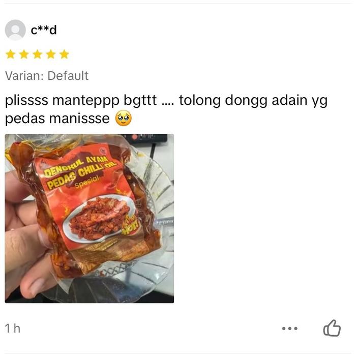 

BUNDLING GOKILLL TULANG RANGU X DENGKUL AYAM SAMBAL CHILLI OIL PEDAS NIKMAT 80 GR DAN 100 GR JAJANAN