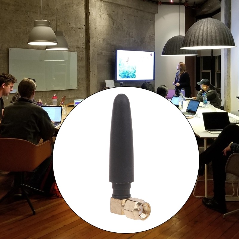 Mini Rubber 2dBi 2.4Ghz 5Ghz 5.8Ghz WIFIAntenna RP SMA Male Router Antenna