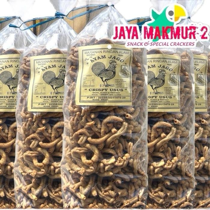 

KERIPIK USUS AYAM JAGO 1000GRAM - MAKANAN, CEMILAN, FOOD, CRISPY, KRIPIK