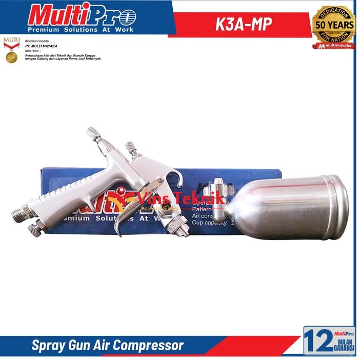 Grosir Multipro K3A-Mp Spray Gun Air Compressor K 3 A-Mp Alat Semprot Cat