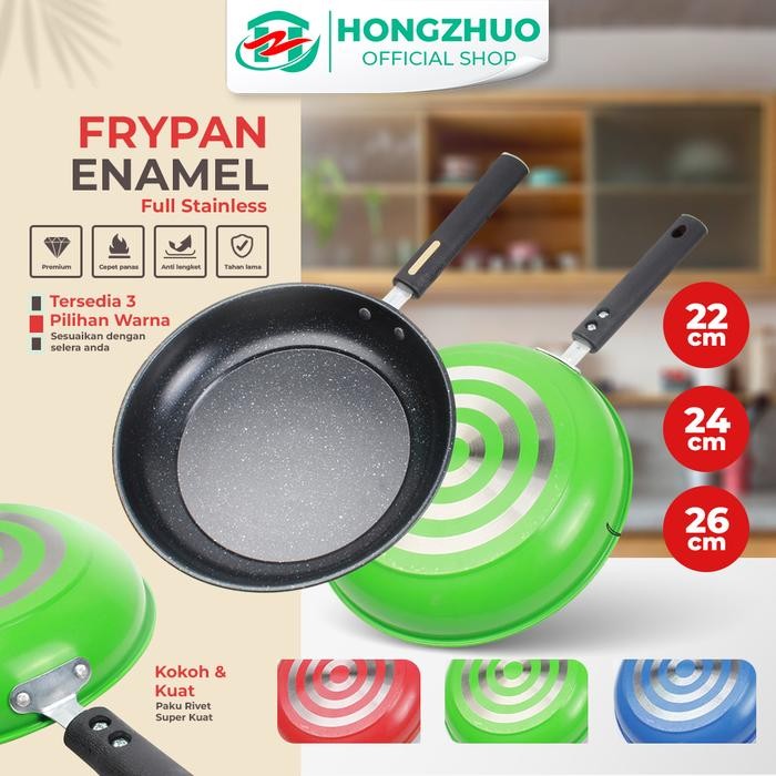 Steincookware - Hongzhuo Teflon Serbaguna Wajan Penggorengan Frypan Teflon Antilengket