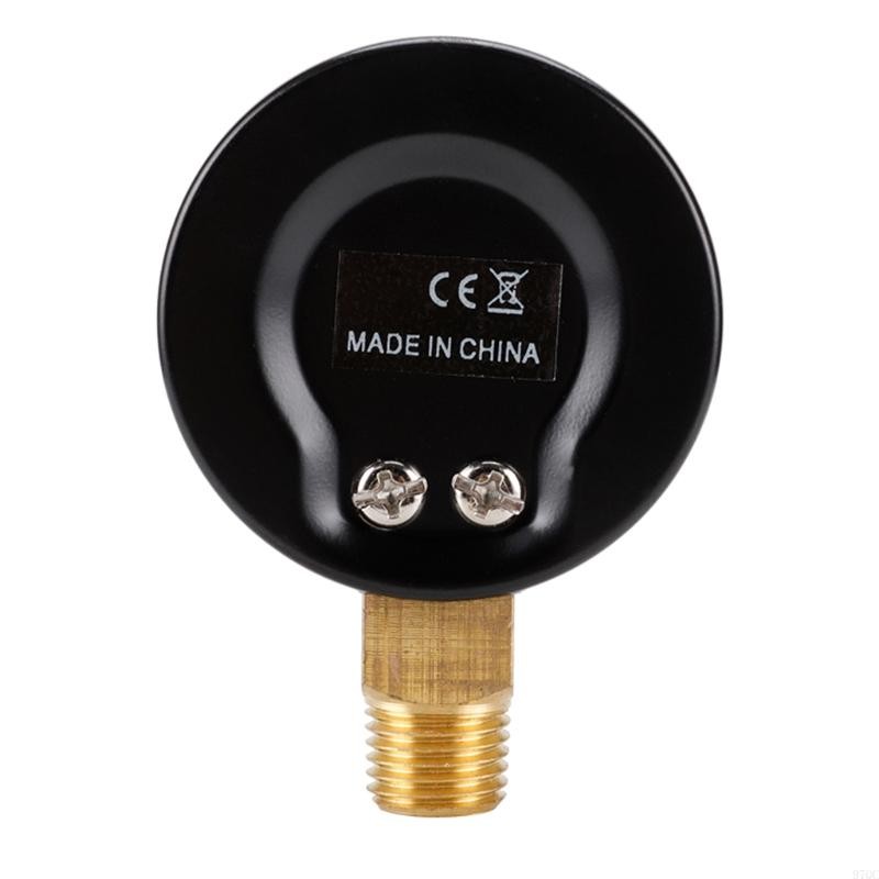 97QC Pressure Gauge 50mm 0~15psi 0~1bar Pool Filter Water Pressure Dial Hydraulic Pressure Gauge Met
