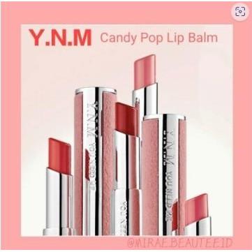 NEW YNM (You need Me) Candy Pop Melting balm terbaru - Free KEY RING POMPOM YNM